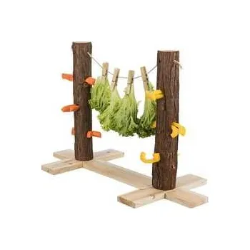 Krmný strom DUO pro králíky, 53 x 34 x 25 cm, dřevo s kůrou,rychlé dodání