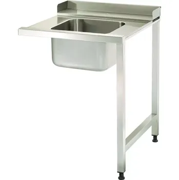 Jídelní stůl Maxima Stůl na mytí nádobí s dřezem - 90 x 75 cm - Vpravo | 09201043