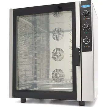 konvektomat Maxima Kombinovaná parní Trouba - vhodná pro 10 Zásobníky (1/1 GN / 60 x 40 cm) - Analogová - 400V | 08500207