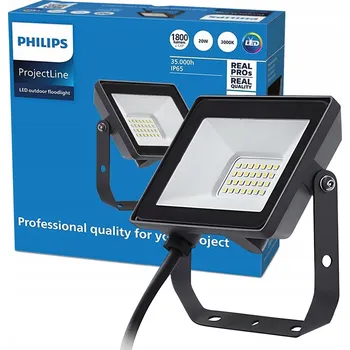LED reflektor 20W 1800lm 3000K IP65 Halogenová lampa PHILIPS