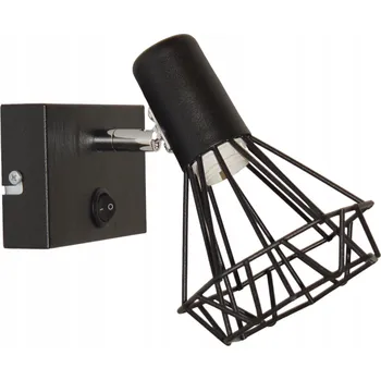 Nástěnné svítidlo ŠACH MINI nástěnná lampa LOFT industriální moderní ČERNÁ E14 LED