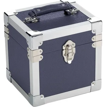 Příslušenství pro gramofon Steepletone 7 Inch Kufr na LP desky 1 Navy Blue/Metal
