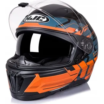 Helma na motorku Motocyklová přilba HJC i70 Alligon vel. S černo-oranžová