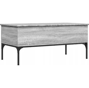 Konferenční stolek Konferenční stolek se zvedací deskou, šedý dub sonoma, 100 x 50 x 45 cm