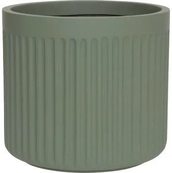Květináč Turris Low Sage Green Ø 50 cm / V 45 cm