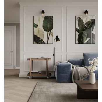 Nábytkové kování Nábytková kolečka s brzdou GIRA, V=107 mm, průměr=75 mm, barva: šedá + chrom, GTV