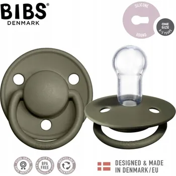 Silikonový Dudlík Bibs kulatý 0 +