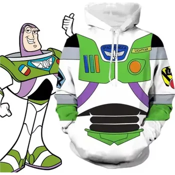 Dámské oblečení Disney Toy Story mikina pro kluky a tatínky (Woody a Buzz Rakeťák), SKLAD Motiv: Buzz Rakeťák (LMDSNRR360), Velikost: Dětská 120