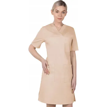 Dámské šaty 52 ŠATY LÉKAŘSKÁ SUKNĚ SE ZAVAZOVÁNÍM A KAPSAMI, ZÁSTĚRA 76