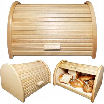 chlebník Jednodílný chlebník GraweroweLove bezbarvý dřevěný