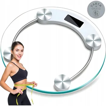 Osobní váha PRECIZNÍ Osobní váha SKLENĚNÁ ELEKTRONICKÁ do KOUPELNY DIGITÁLNÍ LCD