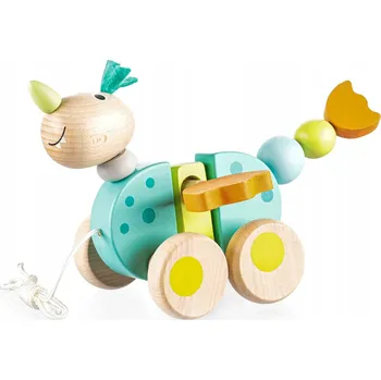 Dřevěná hračka ZOPA Dřevěná hračka na tahání Drak