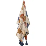 Hnědá deka z recyklované bavlny 130x160 cm Anniversary – Bloomingville ID_1813106