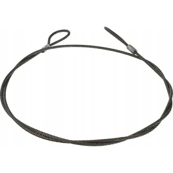 Tažné lano Ocelové tažné lano Mazivo Fi 6 mm 3,0 m 350 kg ZAWLFI63M