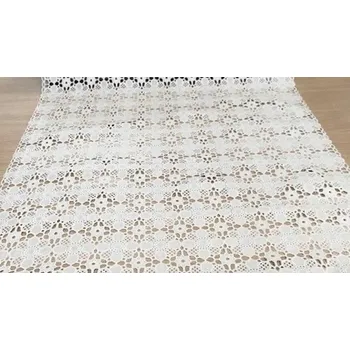 ubrus Bílý běhoun 10 x 50 cm