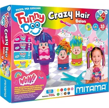 Modelovací hmota MITAMA Modelovací hmota FUNNY DOO CRAZY HAIR 33ks