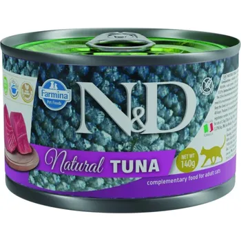 Krmivo pro kočku FARMINA N&D Cat Natural Tuna - mokré krmivo pro kočky - 140 g