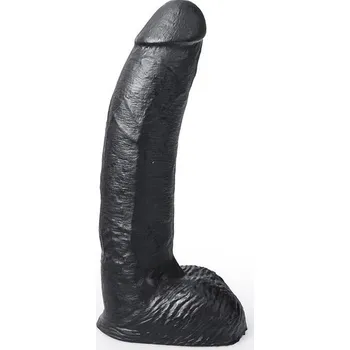 Dildo HUNG SYSTEM REALISTICKÝ GEORGE Barva: ČERNÁ 22CM