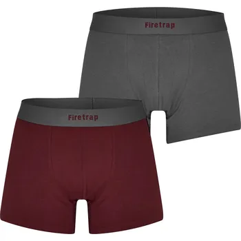 Boxerky Boxerky Firetrap Grey 1021962 3X Large