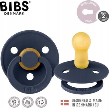 Kulatý gumový Dudlík Bibs 6 měsíců +