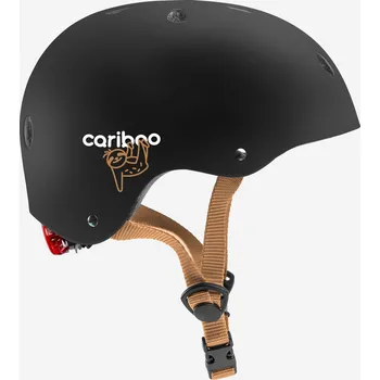 Cyklistická přilba CARIBOO Dětská ochranná cyklistická helma Cariboo XS KAŠTANOVÁ|ČERNÁ