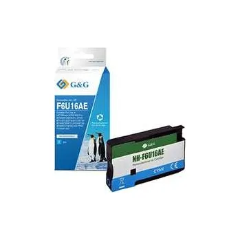G&G kompatibilní ink s F6U16AE, cyan, 1600str., NH-R00953XLC, pro HP "Officejet Pro 8210/,rychlé dodání