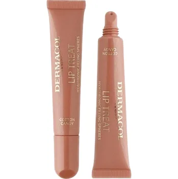 Přípravek na tvář Dermacol Lip Treat lesk na rty Cotton Candy 3 10ml