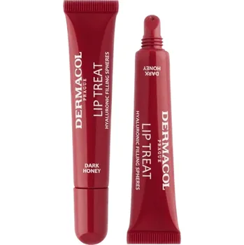 Přípravek na tvář Dermacol Lip Treat lesk na rty Dark Honey 10 10ml