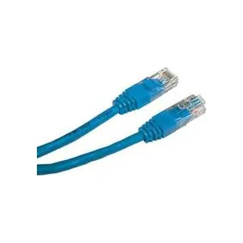 Síťový kabel UTP patchcord, Cat.6, RJ45 M-0.5m, nestíněný, modrý, economy,rychlé dodání