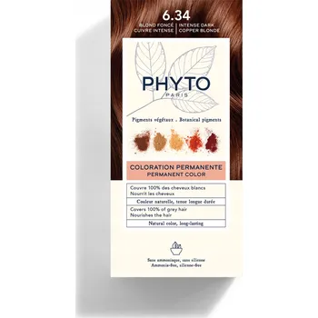 Barva na vlasy PHYTO COLOR Barva 6.34 Tmavě měděná blond