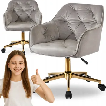 Otočná kancelářská židle Mebel Elite šedá