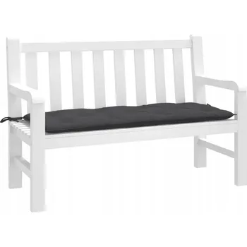 Podsedák POLŠTÁŘ NA LAVICI ZAHRADNÍ ANTRACITOVÝ MELÍR 120X50X7CM