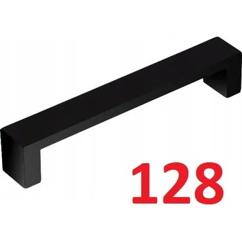 Nábytkové kování GAMET, Úchytka UA59, černý lesk, 128 mm