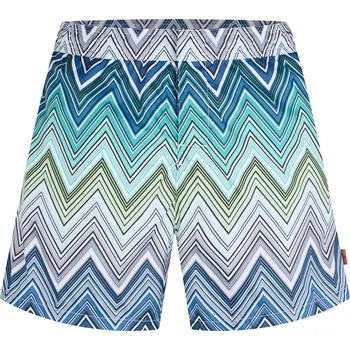 Pánské plavky Plavky MISSONI BLU LIM WHT 9160681 Small