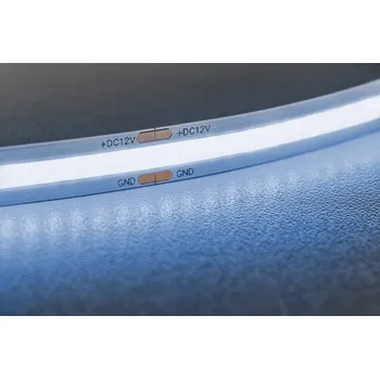 LED páska LED pásek COB 12V 320LED/m 8mm 8W/m studená bílá 5m