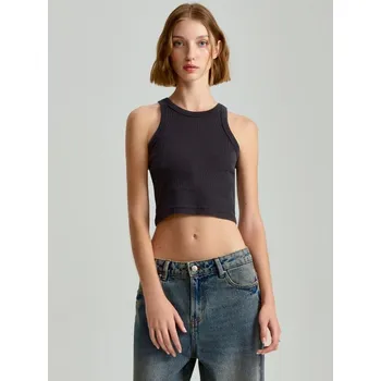 Tričko bez rukávů - M - House - černá - 243CG-99X