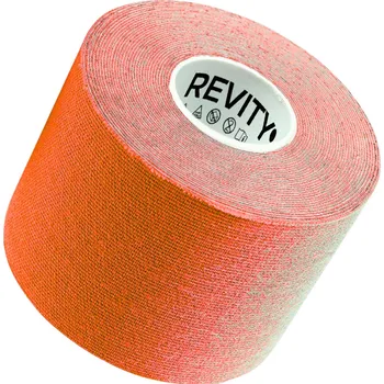 Tejpovací páska REVITY Kineziologická tejpovací páska 5 cm x 5 m REVITY ORANŽOVÁ