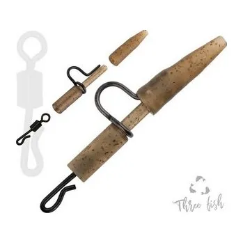 Zfish Závěska Heavy Duty Clip & Tail Rubber + QC – 6 ks