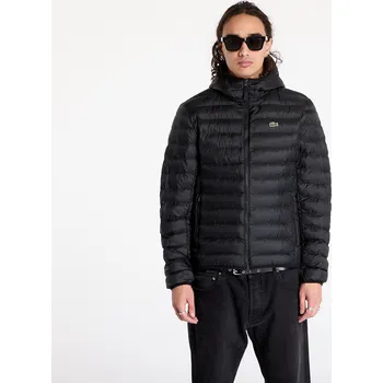 Bunda LACOSTE Water-Repellent Quilted Puffed Jacket Black XL