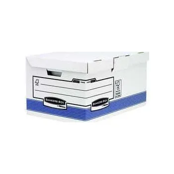 Archivační box Archivační krabice "BANKERS BOX® SYSTEM", modrá, Flip Top víko, Maxi, FELLOWES,rychlé dodání