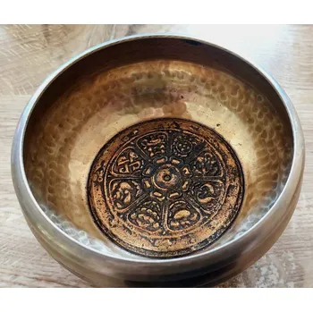 Tibetská zdobená mísa 470g Květ