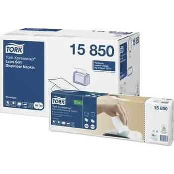 Papírový ubrousek Ubrousky do zásobníku N4, 2 vrstvé, 21,6x16,5 cm, TORK "Prémium Interfolded" [8000 ks],rychlé dodání