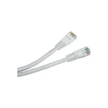 Síťový kabel UTP patchcord, Cat.5e, RJ45 M-0.25m, nestíněný, bílý, economy,rychlé dodání