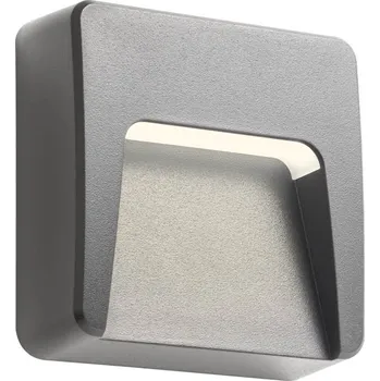 Venkovní osvětlení Redo Venkovní nástěnné LED svítidlo HOLOS 1,5W, 80x80 mm, IP65