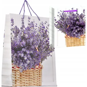 Taška papírová ozdobná dárek taška 31x40x12 velká XL silná