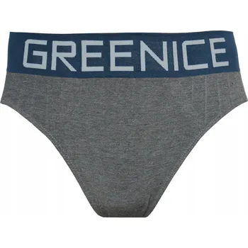 Pánské sportovní slipy hladké greenice M/L ŠEDÉ