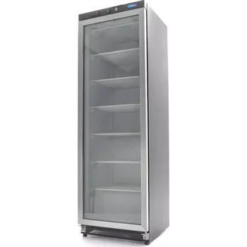 Mraznička Maxima Mrazící skříň - 400 l - černá - se skleněnými dveřmi | 09405021