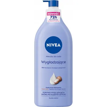 Tělové mléko Tělové mléko NIVEA vyhlazující 5v1 s bambuckým máslem 625 ml s pumpičkou