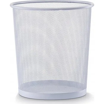 Odpadkový koš Kancelářský kovový koš Zeller 15 l bílý