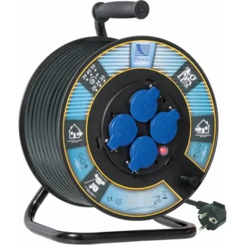 Prodlužovací kabel Prodlužovací kabel s cívkou PAWBOL, 4 místa, 40 m, IP44